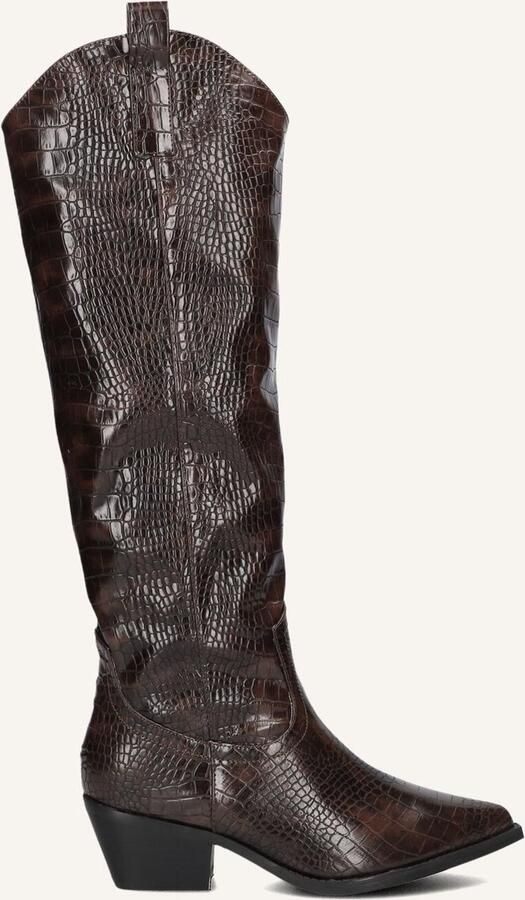 Notre-v Bruine Cowboy Laarzen voor Stijlvolle Herfst Winter - Foto 4