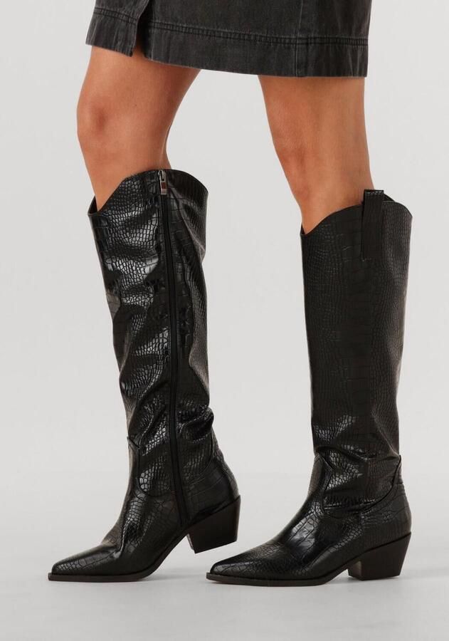 Notre-v Stijlvolle cowboylaarzen met krokodillenprint - Foto 2