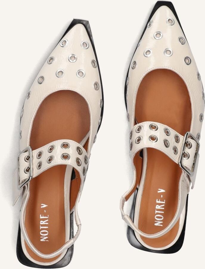 Notre-V 08-236 Slingbacks Dames Beige - Foto 3