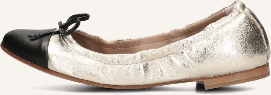 Notre-V 08-323 Ballerina's Ballarina Schoenen Instappers Dames Goud - Foto 6