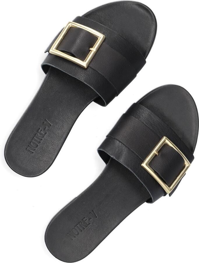 Notre-V Notre V 10201 Slippers Dames Zwart - Foto 4