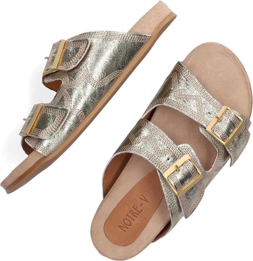 Notre-V Notre V 10369 Slippers Dames Goud - Foto 4