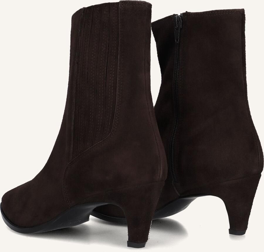 Notre-V 15225 Enkellaarsjes Enkelboots met rits Dames Bruin - Foto 2