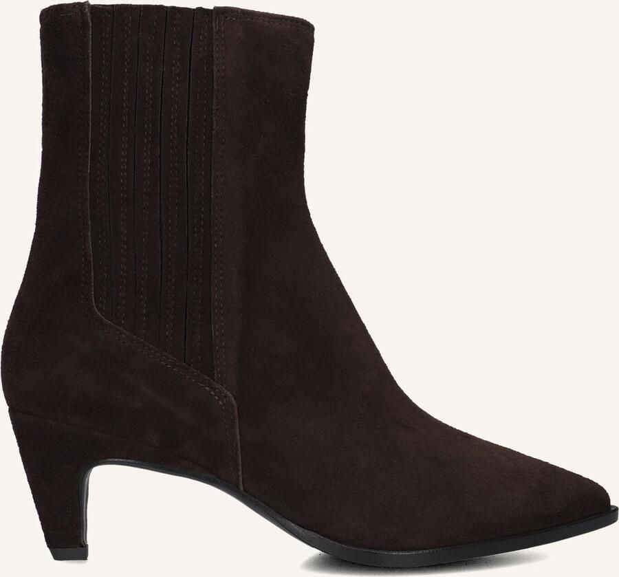 Notre-V 15225 Enkellaarsjes Enkelboots met rits Dames Bruin - Foto 3