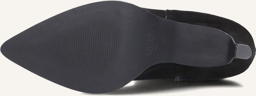 Notre-V 15225 Enkellaarsjes Enkelboots met rits Dames Zwart - Foto 2