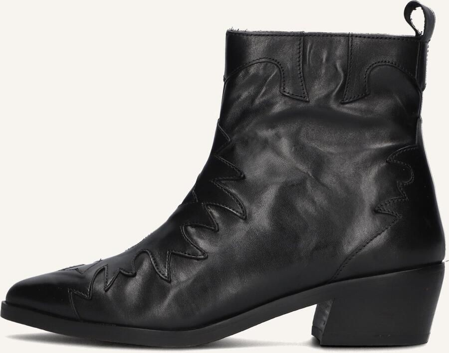 Notre-V 18060 Enkellaarsjes Enkelboots met rits Dames Zwart - Foto 3