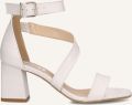 Notre-V Dames Sandalen met hak 19036 Beige Blokhak - Beige