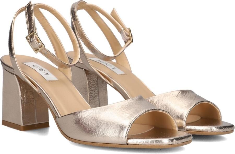 Notre-V 22304 Sandalen Dames Goudkleurig
