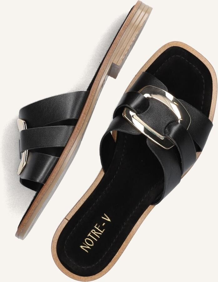 Notre-v Dames Slippers 22718 Black Dames - Foto 3