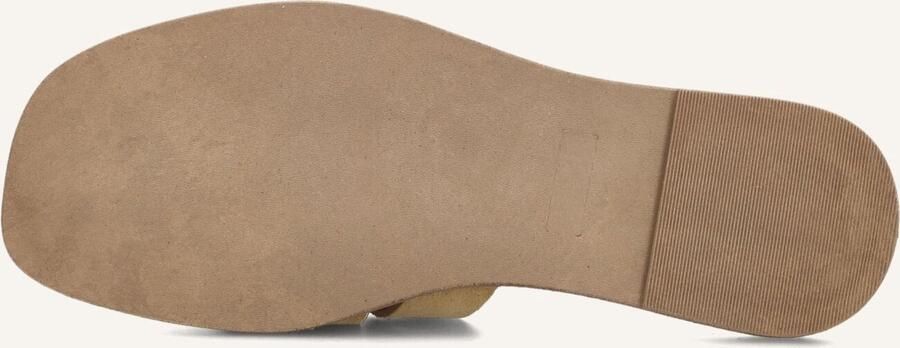 Notre-v Beige Zomerslippers met Vierkante Neus - Foto 2