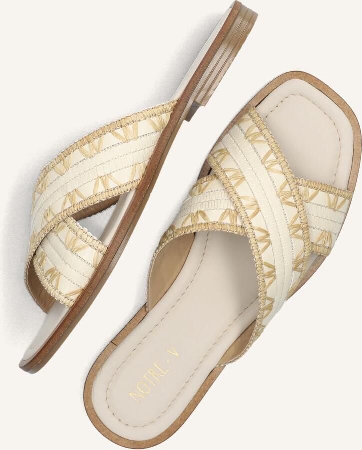 Notre-v Dames Slippers 23172 Beige Dames - Foto 3