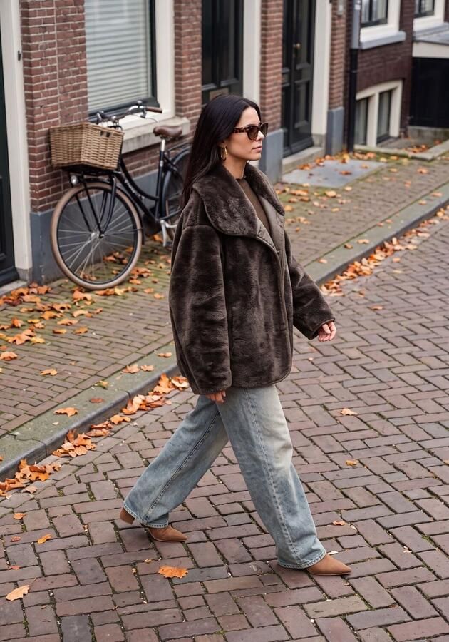 Notre-V 2478c Enkellaarsjes Enkelboots met rits Dames Camel - Foto 6