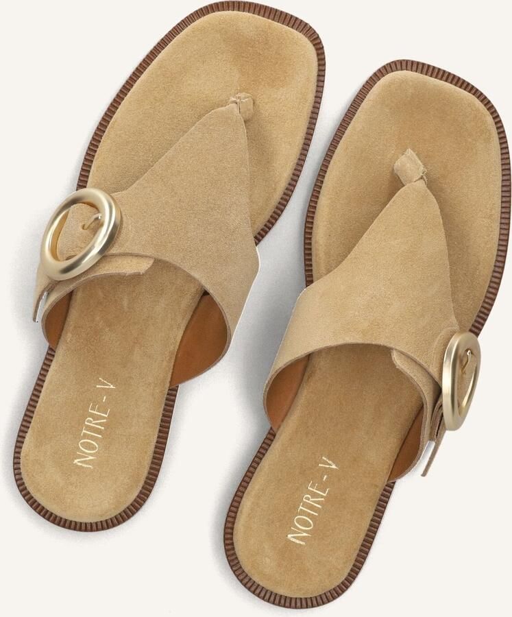 Notre-V 276s 232090 Slippers Dames Beige - Foto 5
