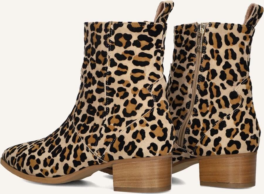 Notre-V 3231 Enkellaarsjes Enkelboots met rits Dames Beige - Foto 2