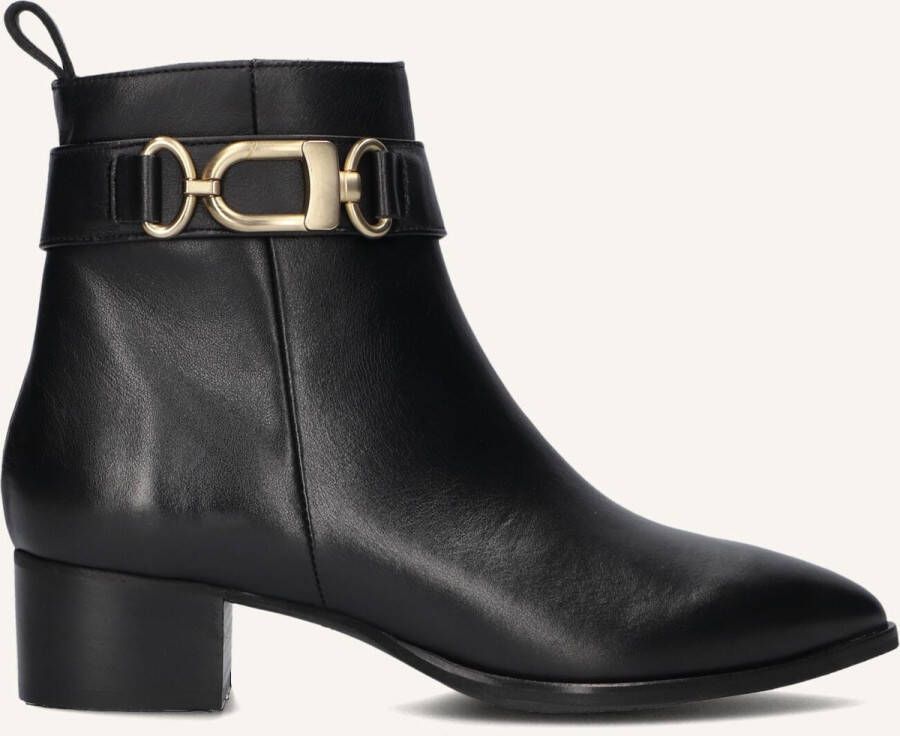 Notre-V 3254 Enkellaarsjes Enkelboots met rits Dames Zwart - Foto 3