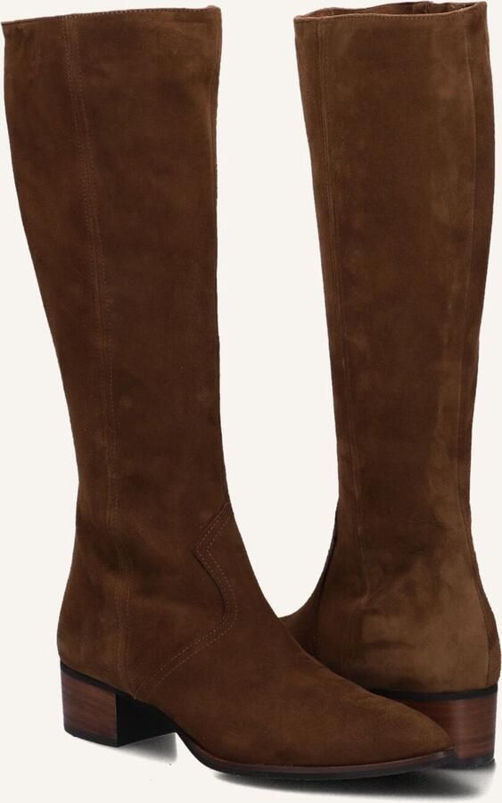 Notre-V 3297 Laarzen Suède Dames Cognac - Foto 3