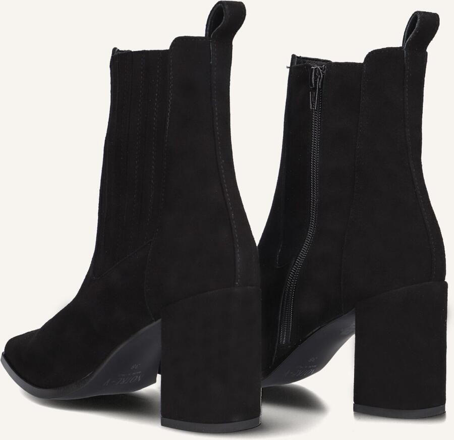 Notre-V 33028 Enkellaarsjes Enkelboots met rits Dames Zwart - Foto 3