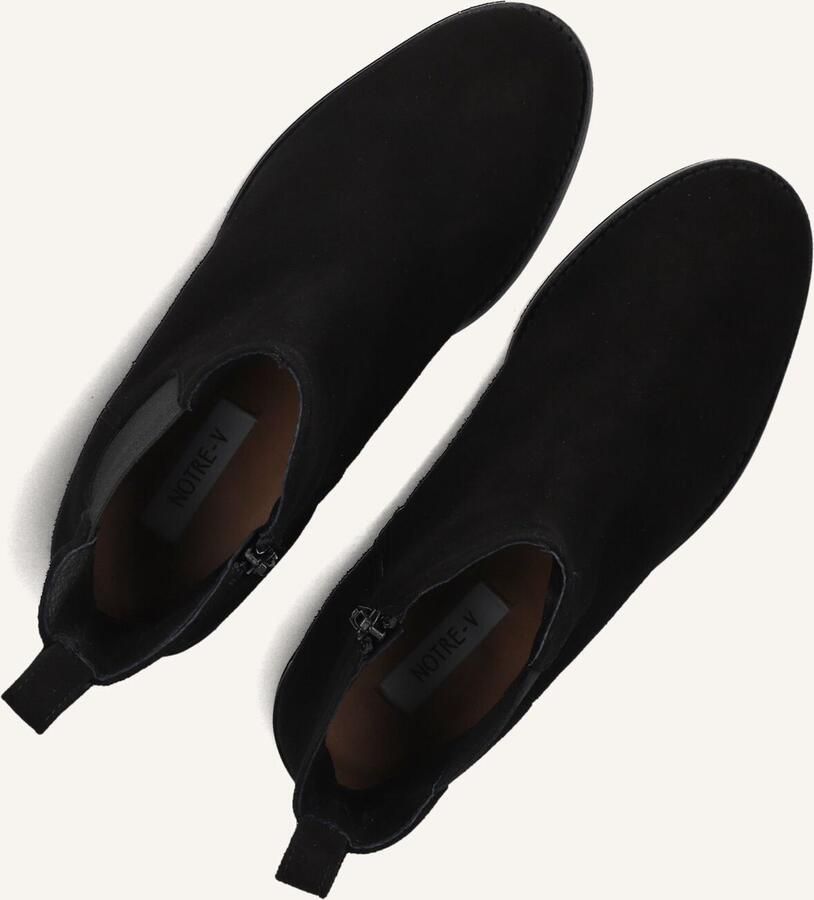 Notre-V 3422 Enkellaarsjes Enkelboots met rits Dames Zwart - Foto 3