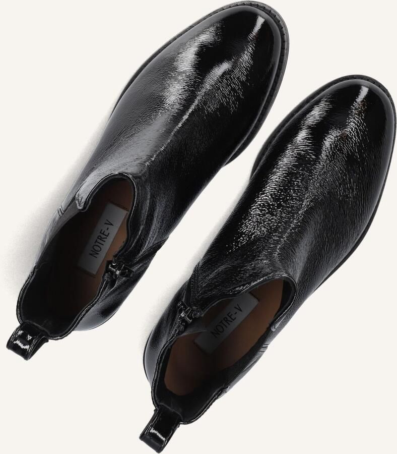 Notre-V 3422 Enkellaarsjes Enkelboots met rits Dames Zwart - Foto 5