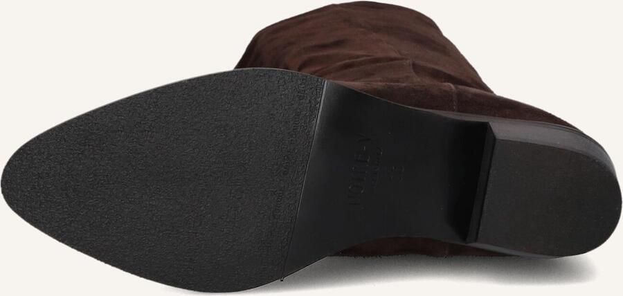 Notre-v Bruin Leren Hoge Laarzen Vrouwen Brown Dames - Foto 3