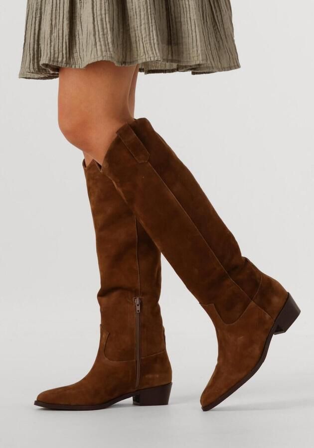 Notre-V 39495 Laarzen Suède Dames Cognac - Foto 2