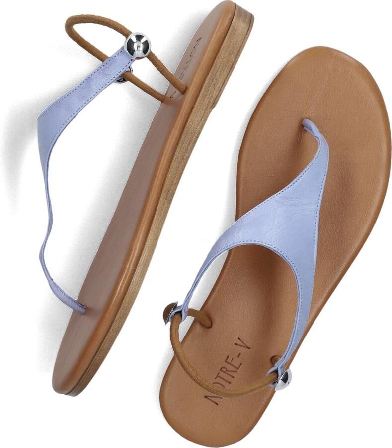 Notre-V Notre V 444009 Sandalen Dames Blauw - Foto 3