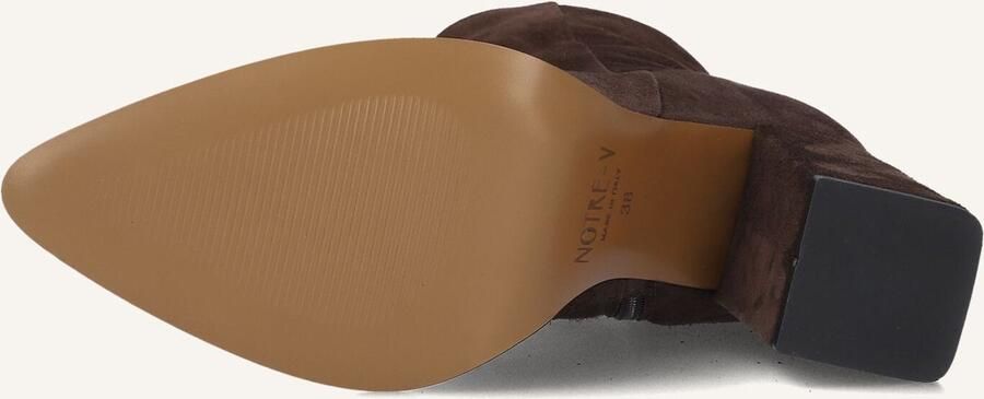 Notre-V 46936 Enkellaarsjes Enkelboots met rits Dames Bruin - Foto 2