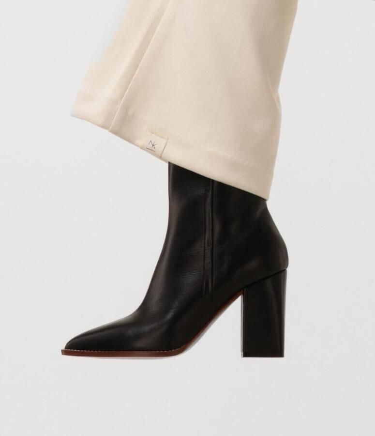 Notre-V 46936 Enkellaarsjes Enkelboots met rits Dames Zwart