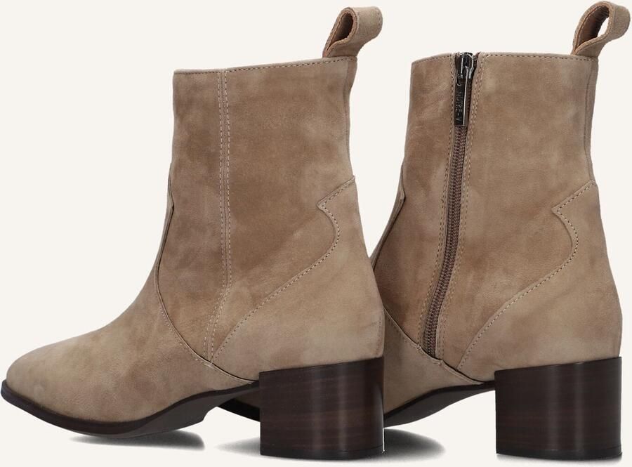 Notre-V 63231 Enkellaarsjes Enkelboots met rits Dames Beige - Foto 2