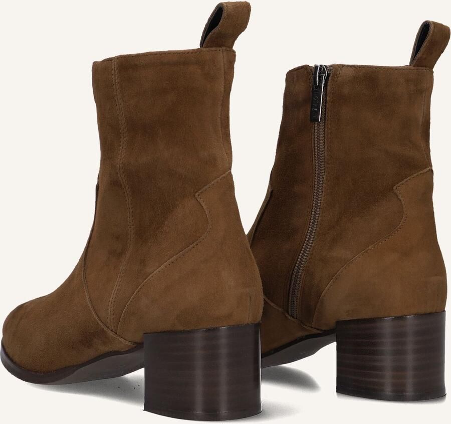 Notre-V 63231 Enkellaarsjes Enkelboots met rits Dames Bruin - Foto 2