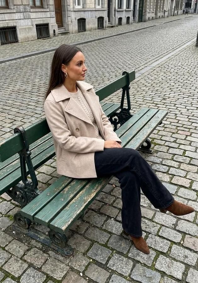 Notre-V 63231 Enkellaarsjes Enkelboots met rits Dames Bruin - Foto 4