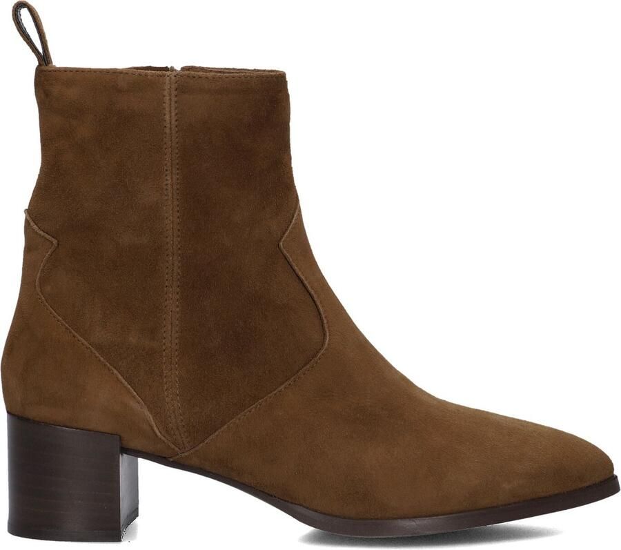 Notre-V 63231 Enkellaarsjes Enkelboots met rits Dames Bruin - Foto 5