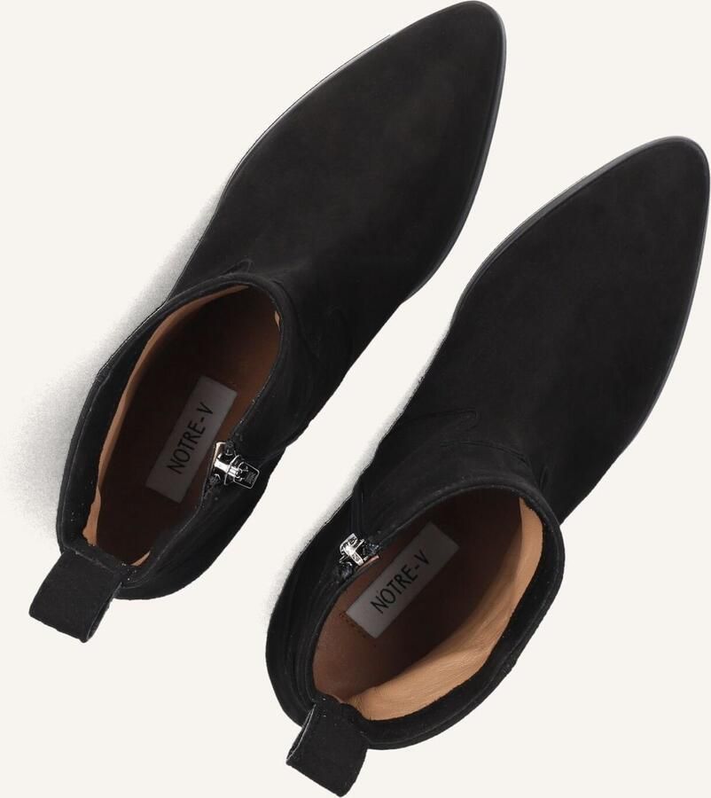 Notre-V 63231 Enkellaarsjes Enkelboots met rits Dames Zwart - Foto 2
