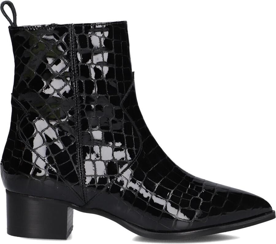 Notre-V 63231 Enkellaarsjes Enkelboots met rits Dames Zwart - Foto 5