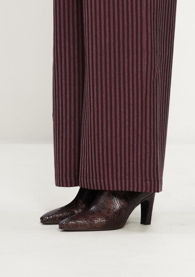 Notre-V 67139 Enkellaarsjes Enkelboots met rits Dames Bruin - Foto 6