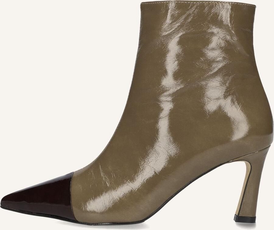 Notre-V 77235 Enkellaarsjes Enkelboots met rits Dames Olijf - Foto 6