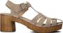 Notre-V Notre V 7827 Sandalen Dames Beige - Thumbnail 2