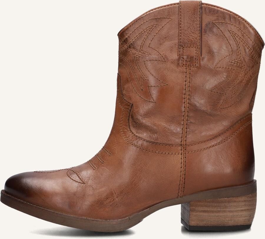 Notre-V 851 Enkellaarsjes Dames Cognac - Foto 4