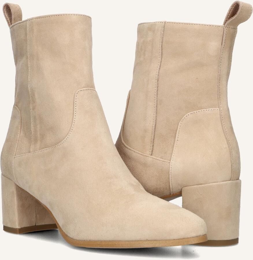 Notre-V 8543 Enkellaarsjes Enkelboots met rits Dames Beige - Foto 3