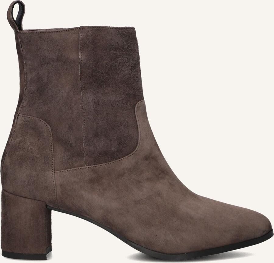 Notre-V 8543 Enkellaarsjes Enkelboots met rits Dames Bruin - Foto 2