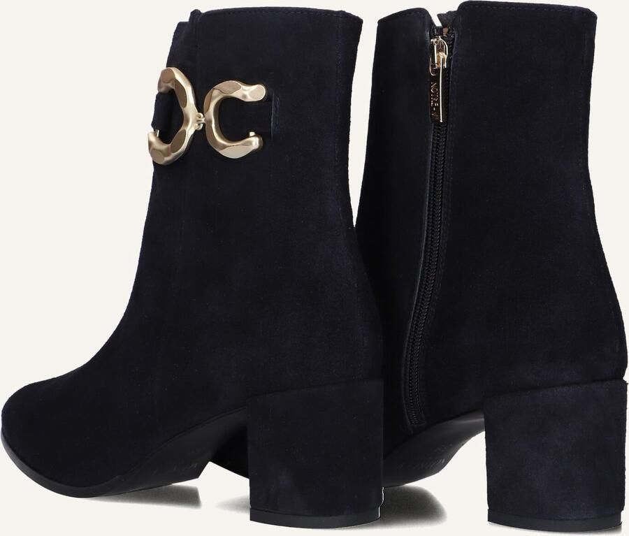 Notre-V 8558 Enkellaarsjes Enkelboots met rits Dames Blauw - Foto 2