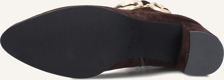 Notre-V 8558 Enkellaarsjes Enkelboots met rits Dames Bruin - Foto 3