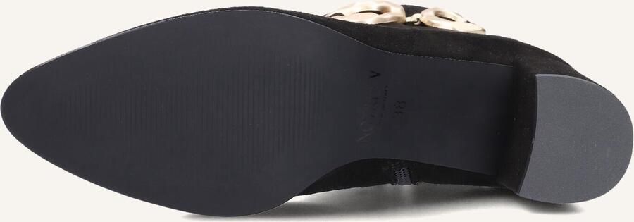Notre-V 8558 Enkellaarsjes Enkelboots met rits Dames Zwart - Foto 2
