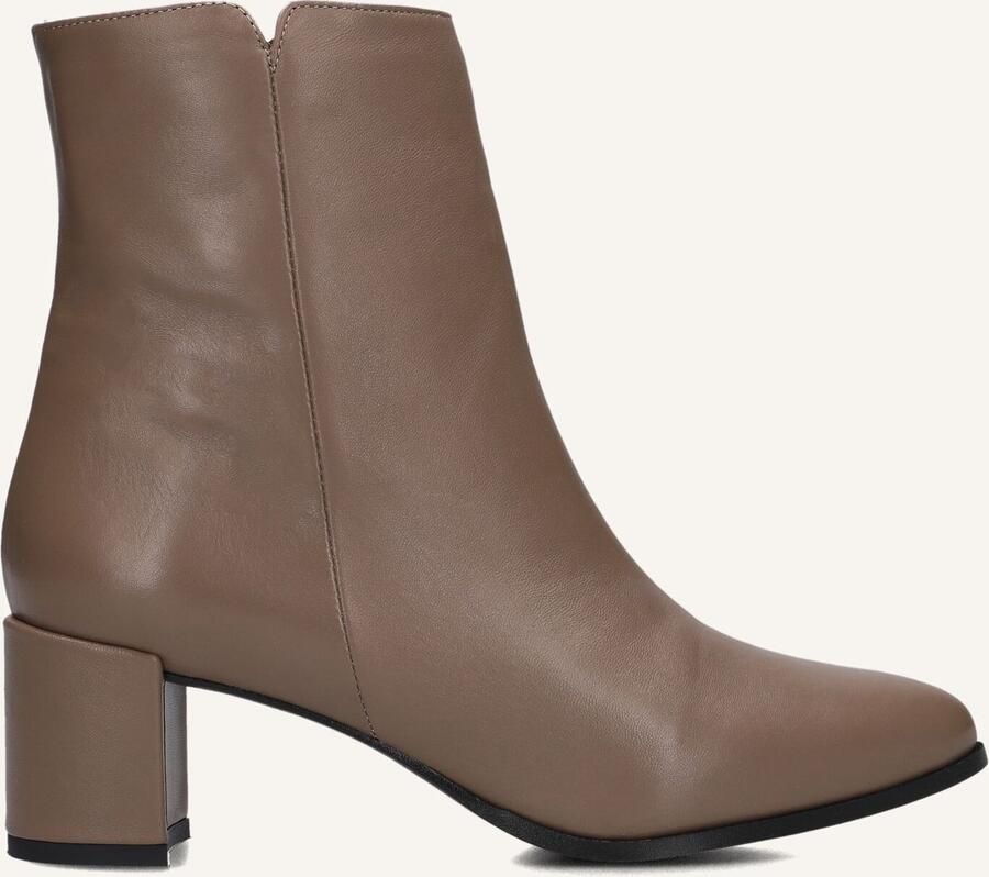 Notre-V 8560 Enkellaarsjes Enkelboots met rits Dames Taupe - Foto 2
