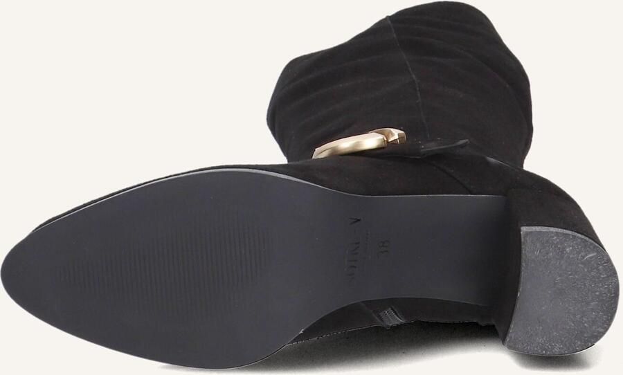 Notre-v Elegante Zwarte Suède Hoge Laarzen - Foto 3