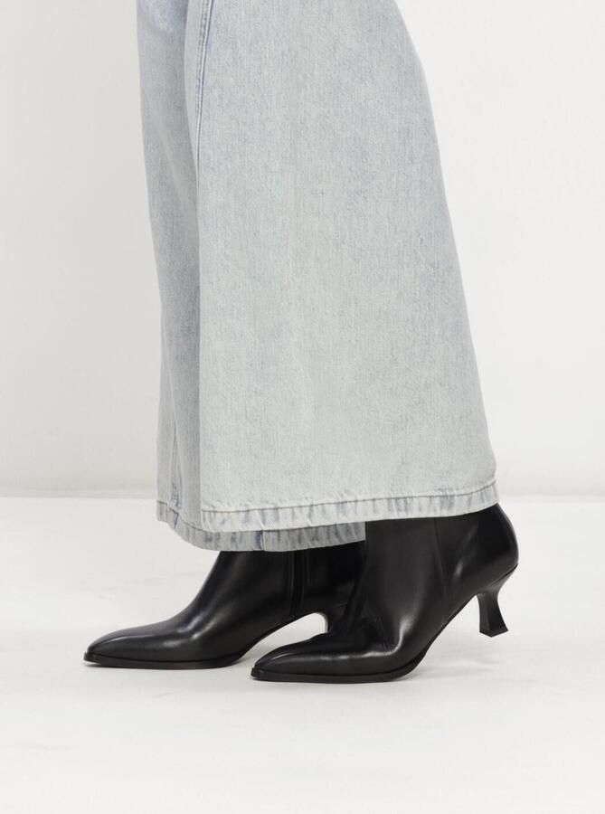 Notre-V 85936 Enkellaarsjes Enkelboots met rits Dames Zwart - Foto 6