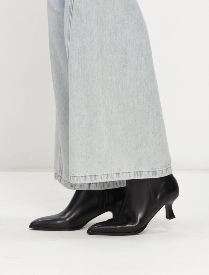 Notre-V 85936 Enkellaarsjes Enkelboots met rits Dames Zwart - Foto 7