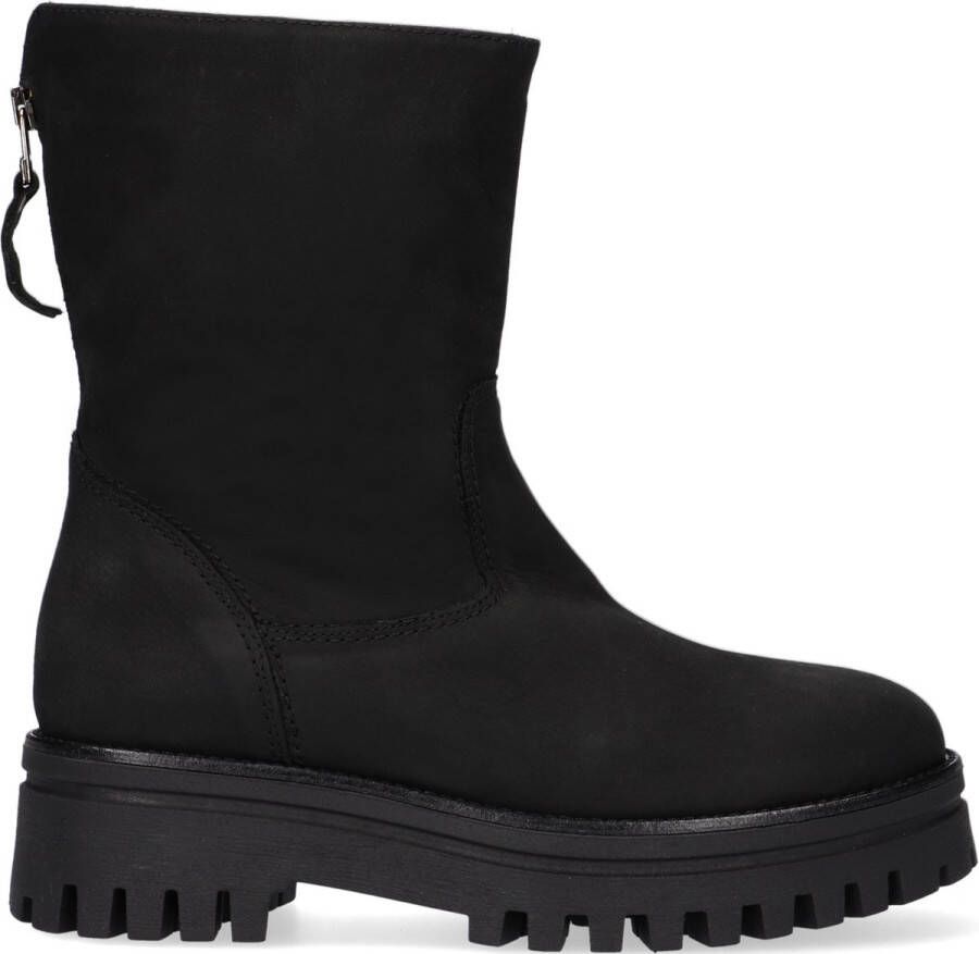 Notre-V Notre V 9031 Enkelboots Enkellaarsjes Dames Zwart