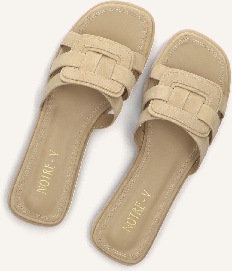 Notre-V 9672la Slippers Dames Beige - Foto 5