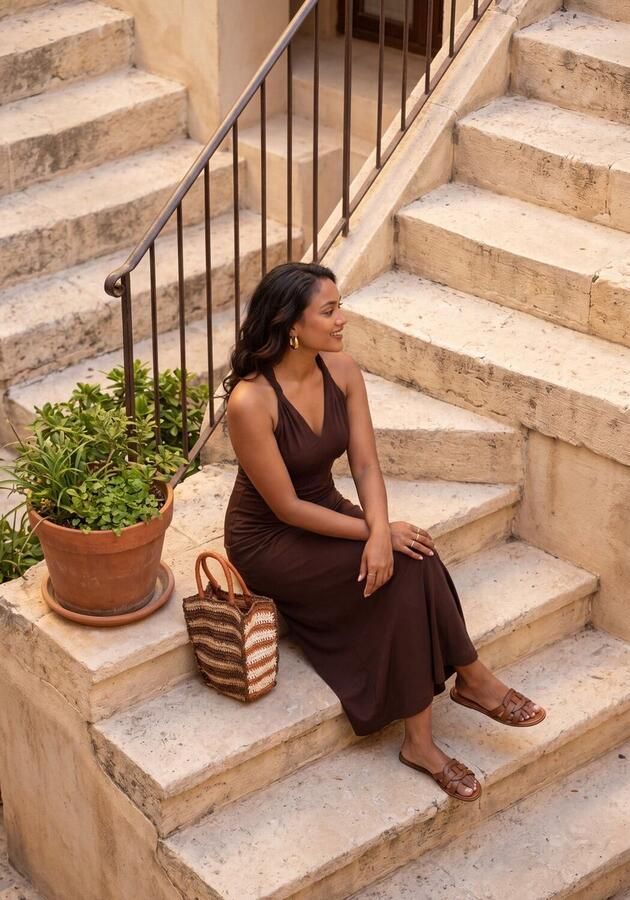 Notre-V 9672la Slippers Dames Camel - Foto 6